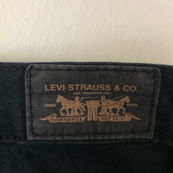 Levi’s 550 Relaxed Boot Cut Black Jeans - Picture 5 of 6